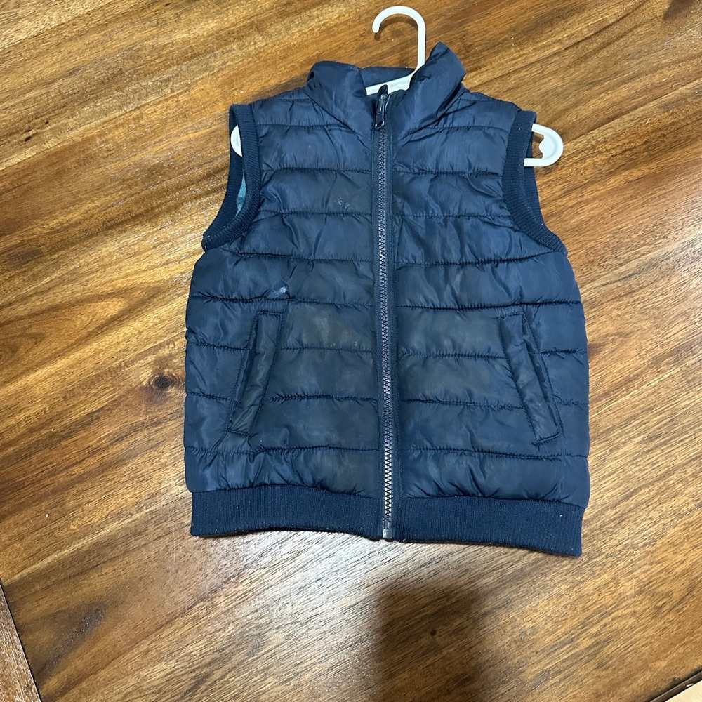 Children's Quilted Navy Vest